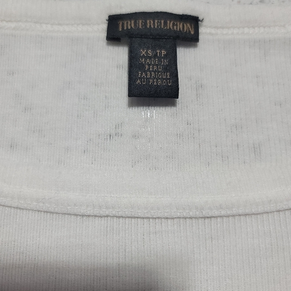 True Religion Long Sleeve Ribbed Top - Picture 5 of 8